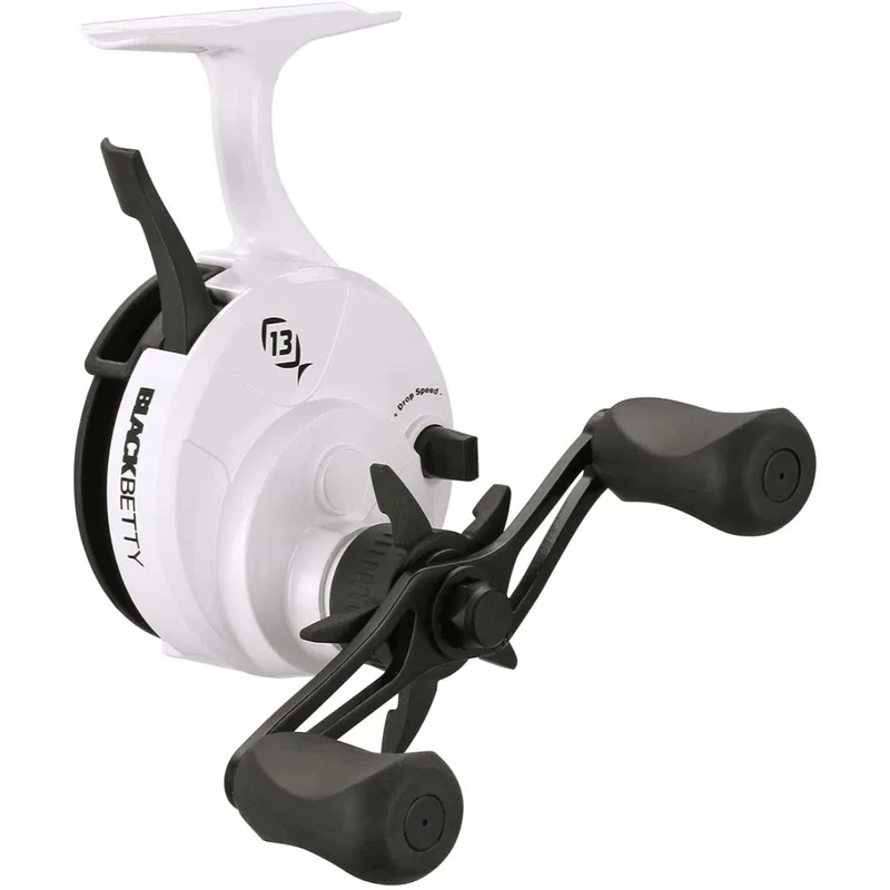 13 Fishing Black Betty Freefall Ghost Inline Ice Reel 5 13 Fishing Black Betty Freefall Ghost Inline Ice Reel - Image 5